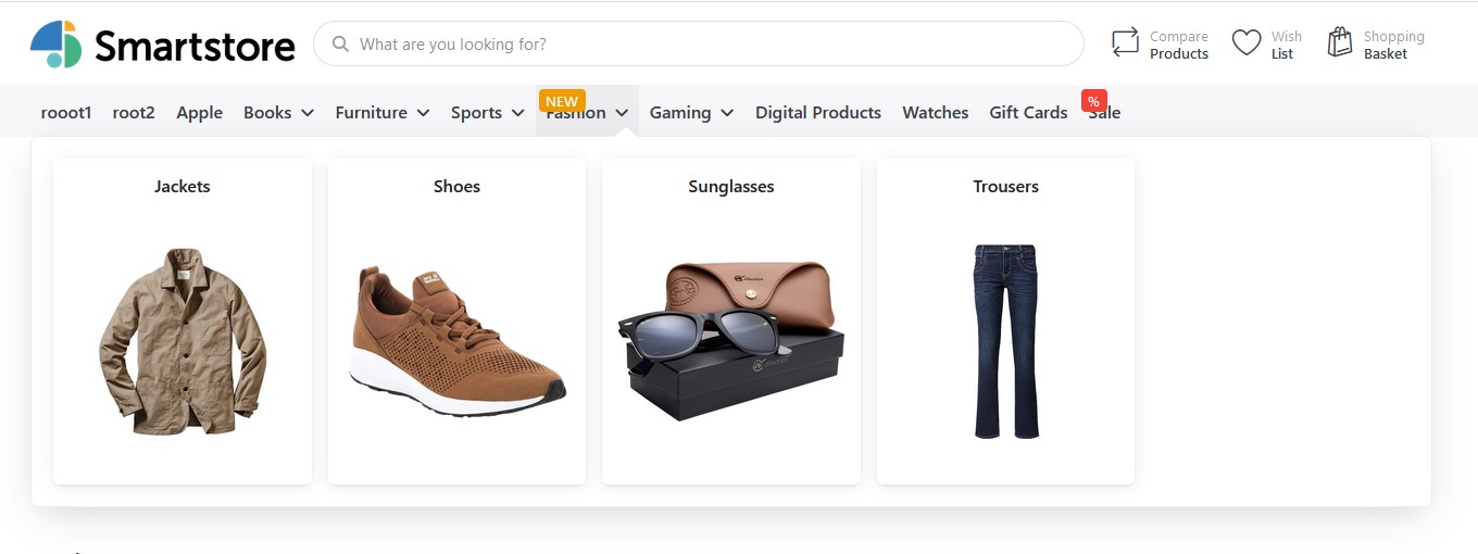 Picture of Menu Plus for smartstore