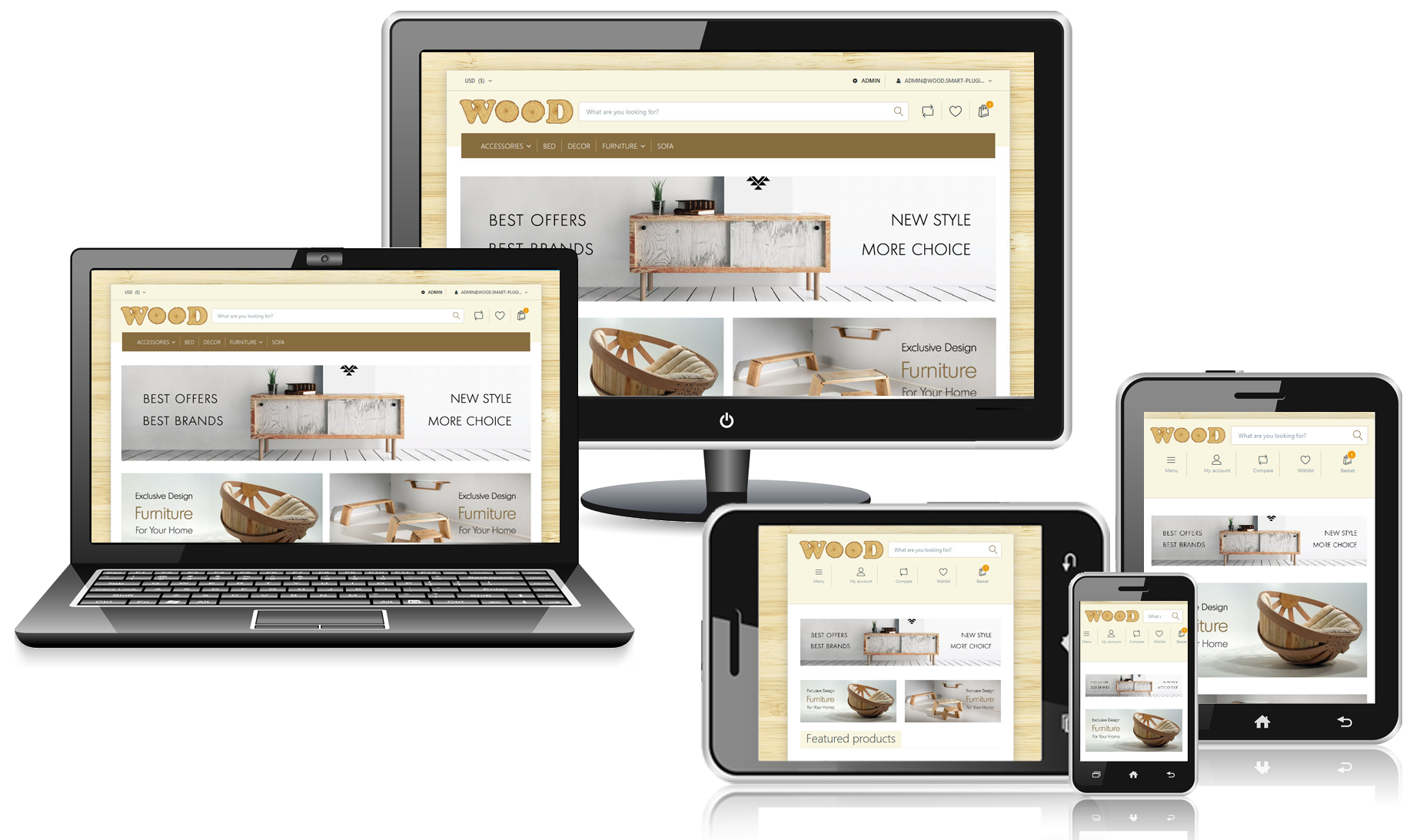 Picture of Smart Wood Responsive Theme